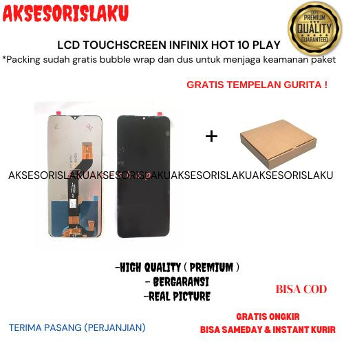 LCD TOUCHSCREEN INFINIX HOT 10 PLAY