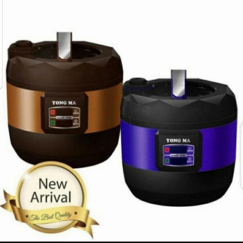 YONG MA MAGIC COM RICE COOKER PANCI COATING CERAMIC  SMC 4033/SMC 4033 GOLD KAPASITAS 2.5 Liter