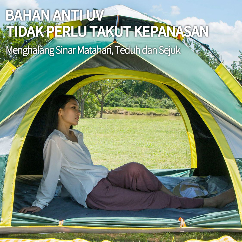 Tenda Luar Ruangan/2-8 orang Multi-Spesifikasi Tenda Luar Ruangan/Tenda Anti UV/Tenda Tahan Air Portabel/Tenda Piknik Luar Ruangan/Edisi Keluarga Tenda Berkemah