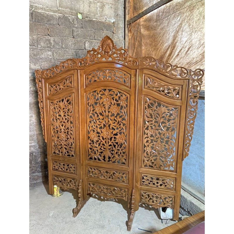 Sketsel Jati Ukiran Klasik