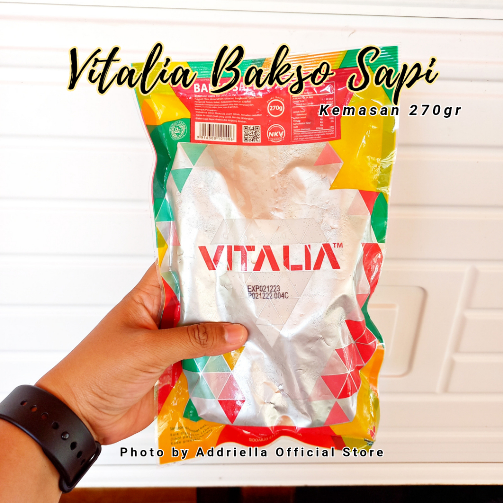 

ADDRIELLA Vitalia Bakso Sapi 270gr | Vitalia/Frozenfood/Frozenfood Murah