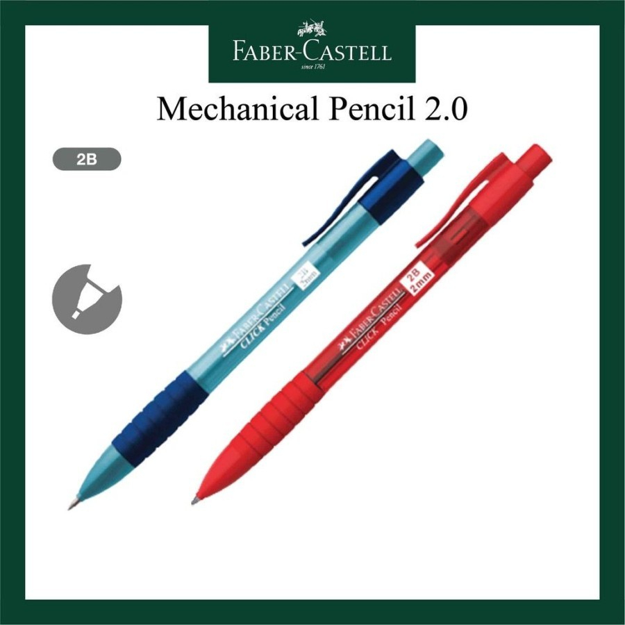 Pensil Mekanik Faber Castell Click 2.0 mm