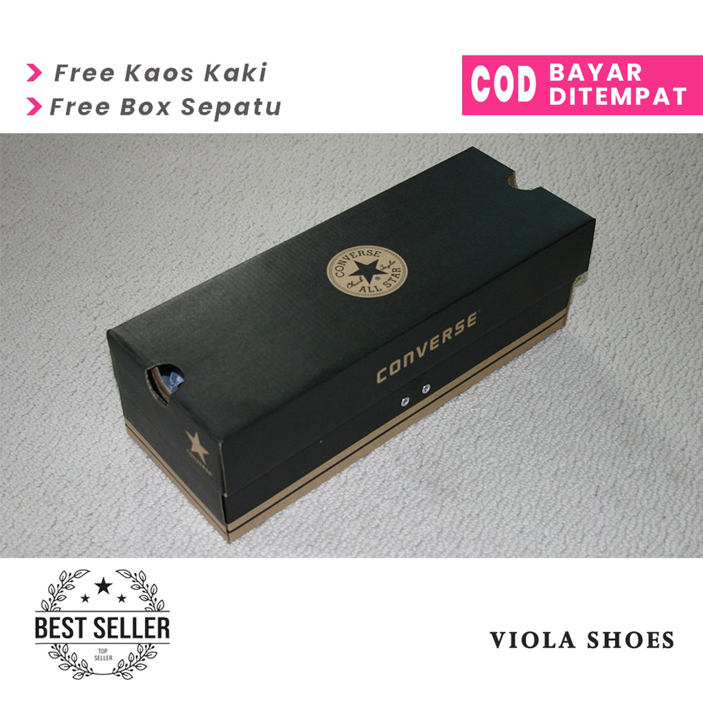 Box Sepatu Conver$e Per 50 Pcs Box Murah Awet dan tidak cepat rusak