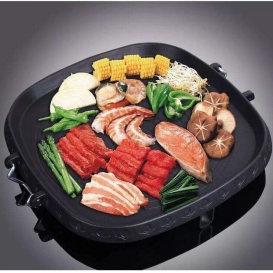 Square Multi Roaster Wajan Panggangan BBQ / Bulgogi korean grill pan 32cm