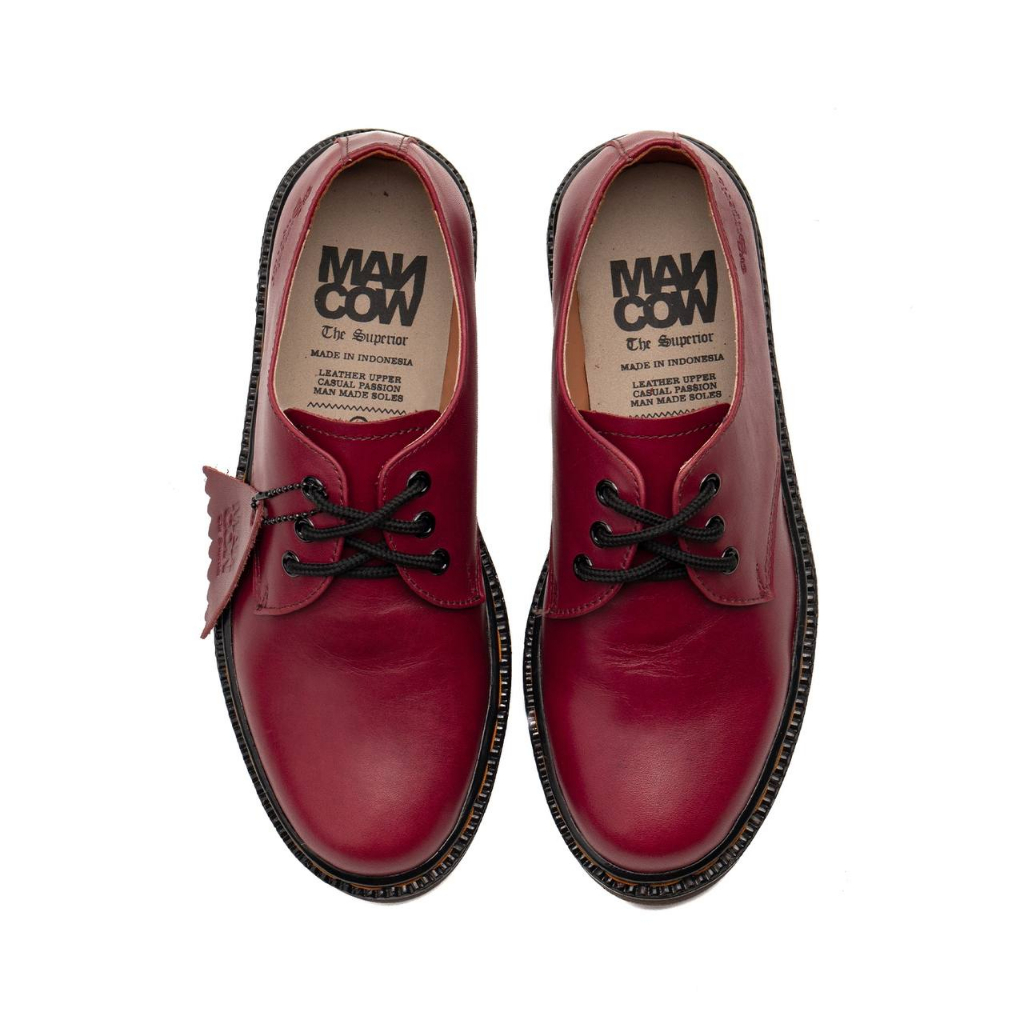 Mancow Low Boots Cherry Sepatu Formal Pria Wanita Original Kulit Asli