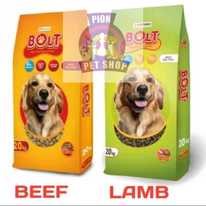 bolt dog food 20kg - LAMB