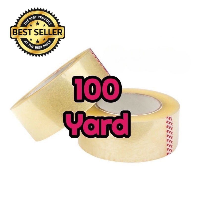 

Lakban bening 100 yard/isolasi/clear tape/45 & 48 mm daya