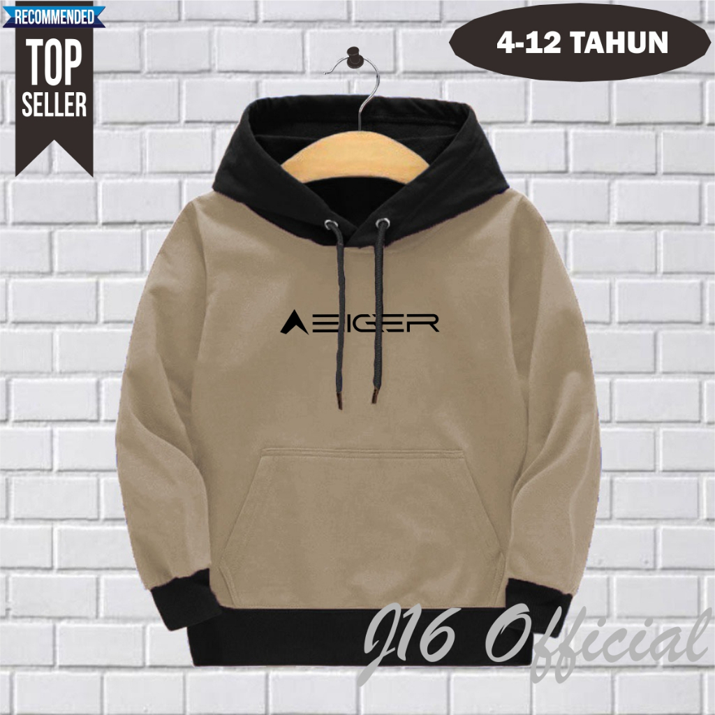 PREMIUM Sweater Hoodie Anak 3-11 Thn Bahan Tebal Lembut dan Adem