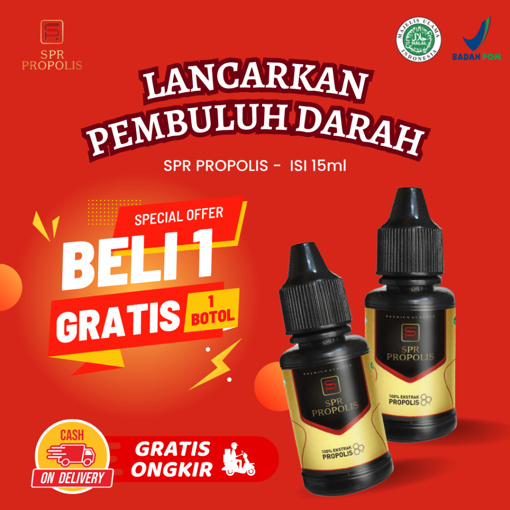 [Beli 1 GRATIS 1] SPR Propolis 100% Original Herbal Untuk Menjaga Kesehatan & Mengatasi Penyakit