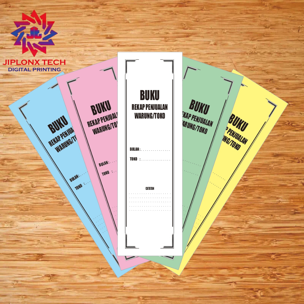 

Buku rekap penjualan toko/warung