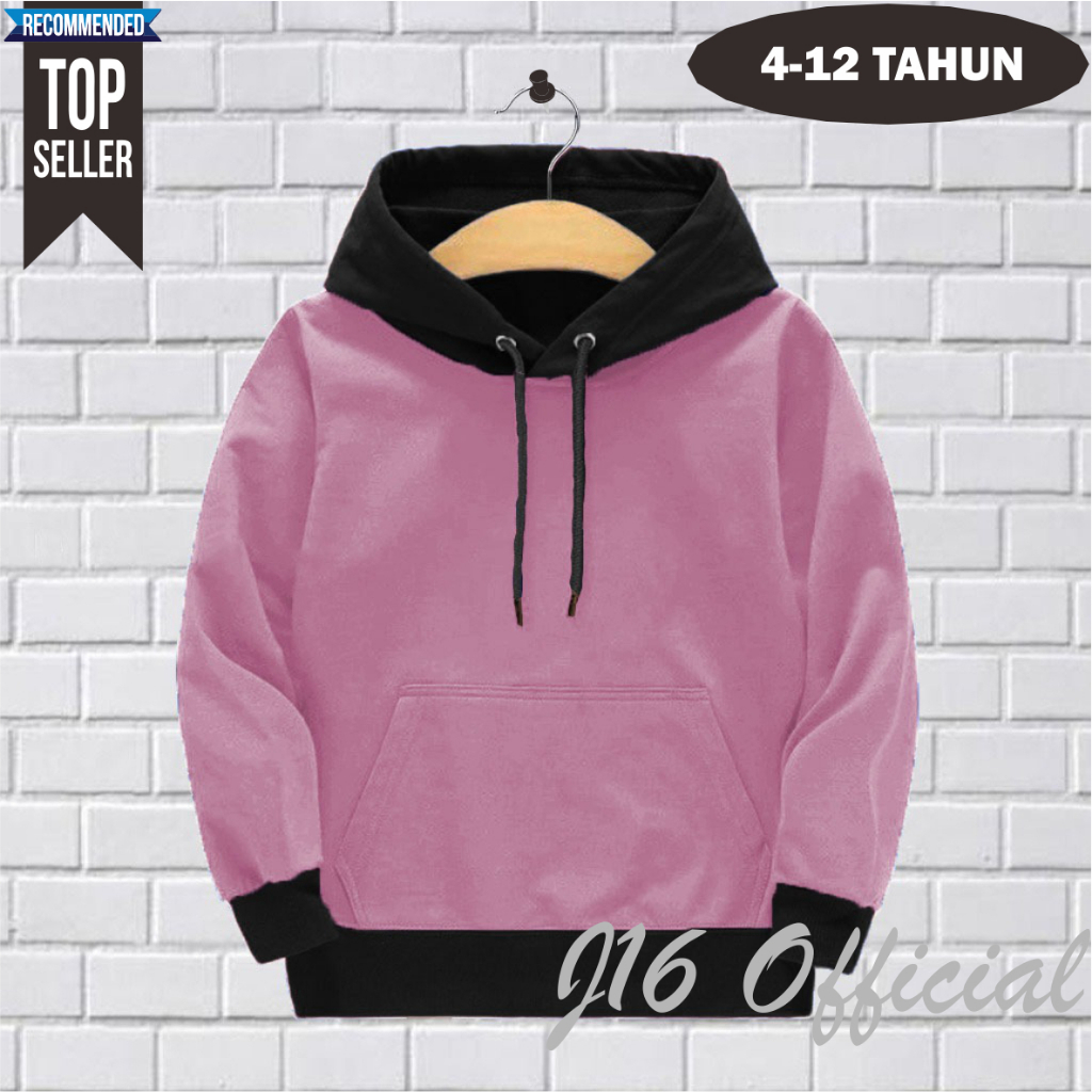 PREMIUM Sweater Hoodie  Anak 3-11 Thn Bahan Tebal Lembut dan Adem