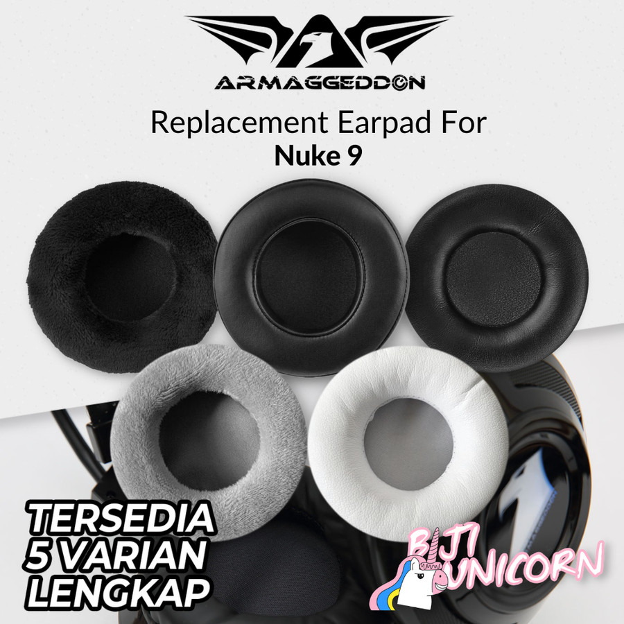 Earcup Earpad Ear Cushion Armaggeddon Nuke 9 Busa Foam Bantalan Pad