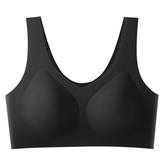 GO!BR1308 Bh Bra Sport Wanita Tanpa Kawat Seamless Push Up Tanpa Kawat Bralate Elastis Seamles