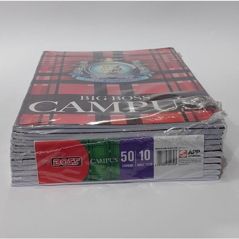 

Buku Tulis Panjang Big Boss Campus 50 Lembar (isi 10 buku)