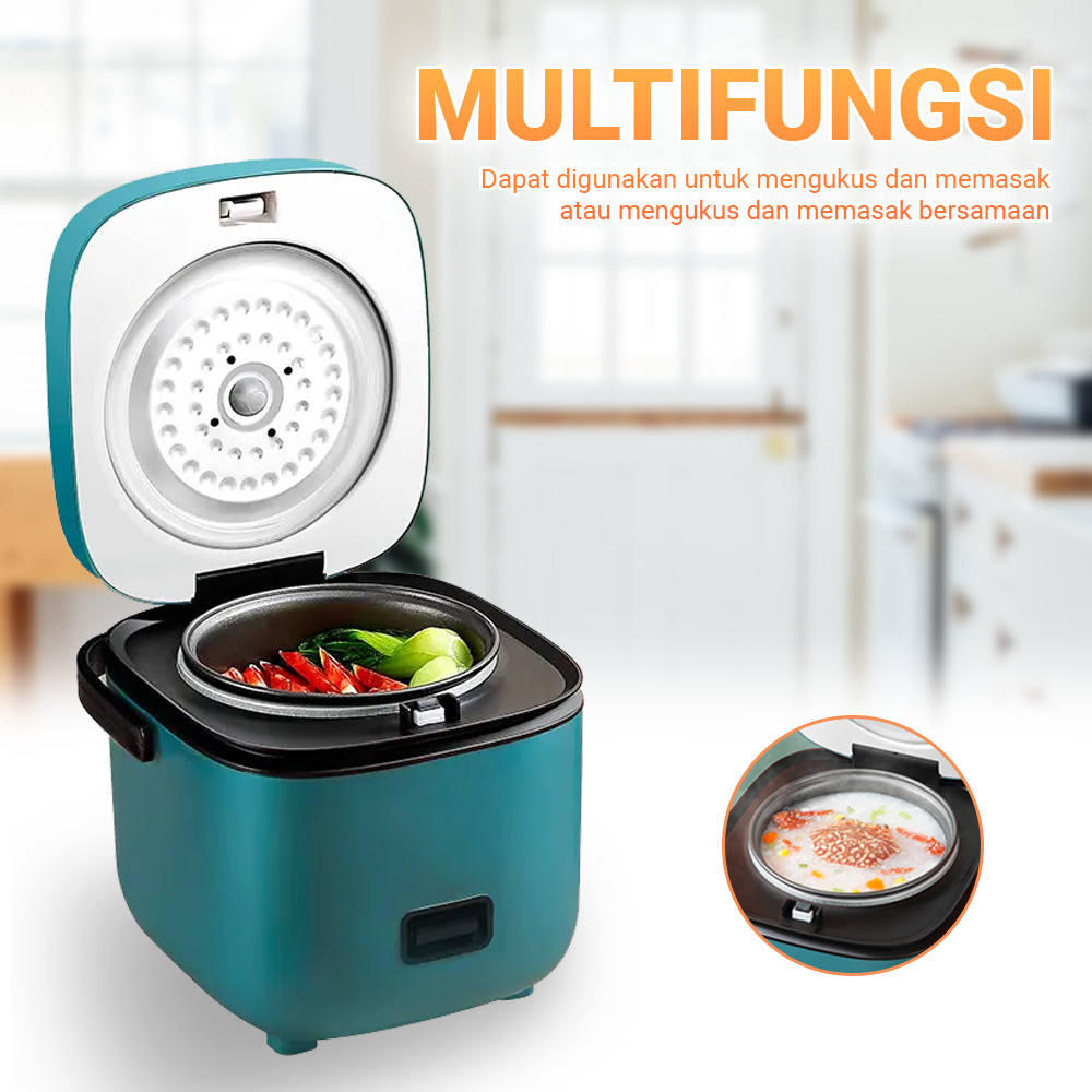 Gotama Rice Cooker Magic Com Mini Penanak Nasi Magic com Portable/Portable/Travel Version/ Student Version/1.2L RC-001