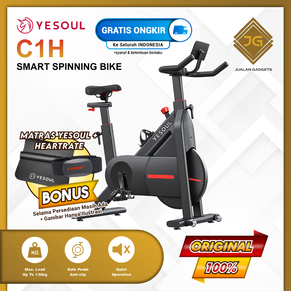 Yesoul C1H Sepeda Statis Spinning Bike Magnetic Garansi Resmi