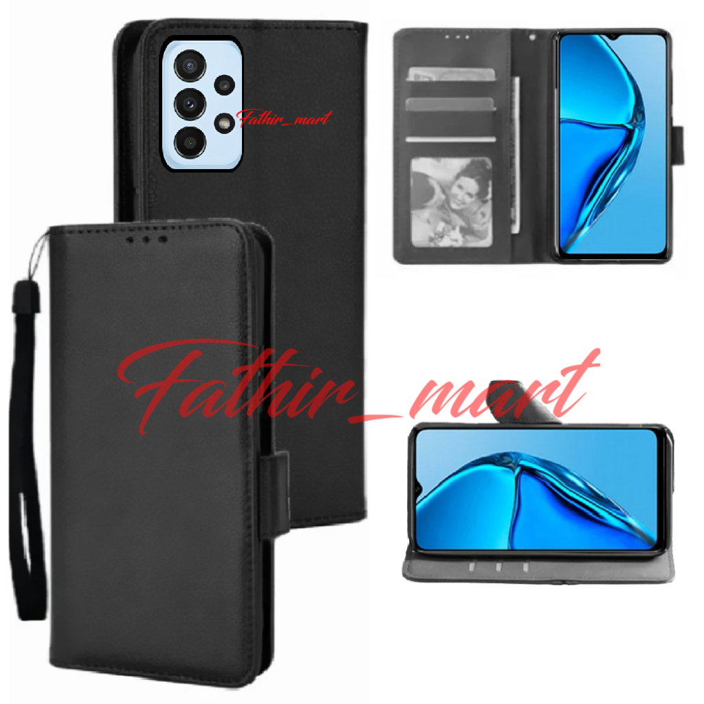 Case Dompet Hp SAMSUNG A72 Case Leather Flip case Cover Kulit Casing Dompet