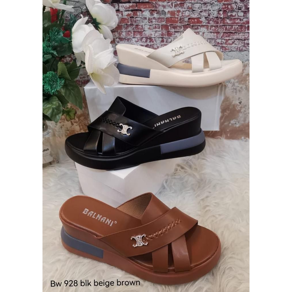 BW928  sandal wedegs balnani import