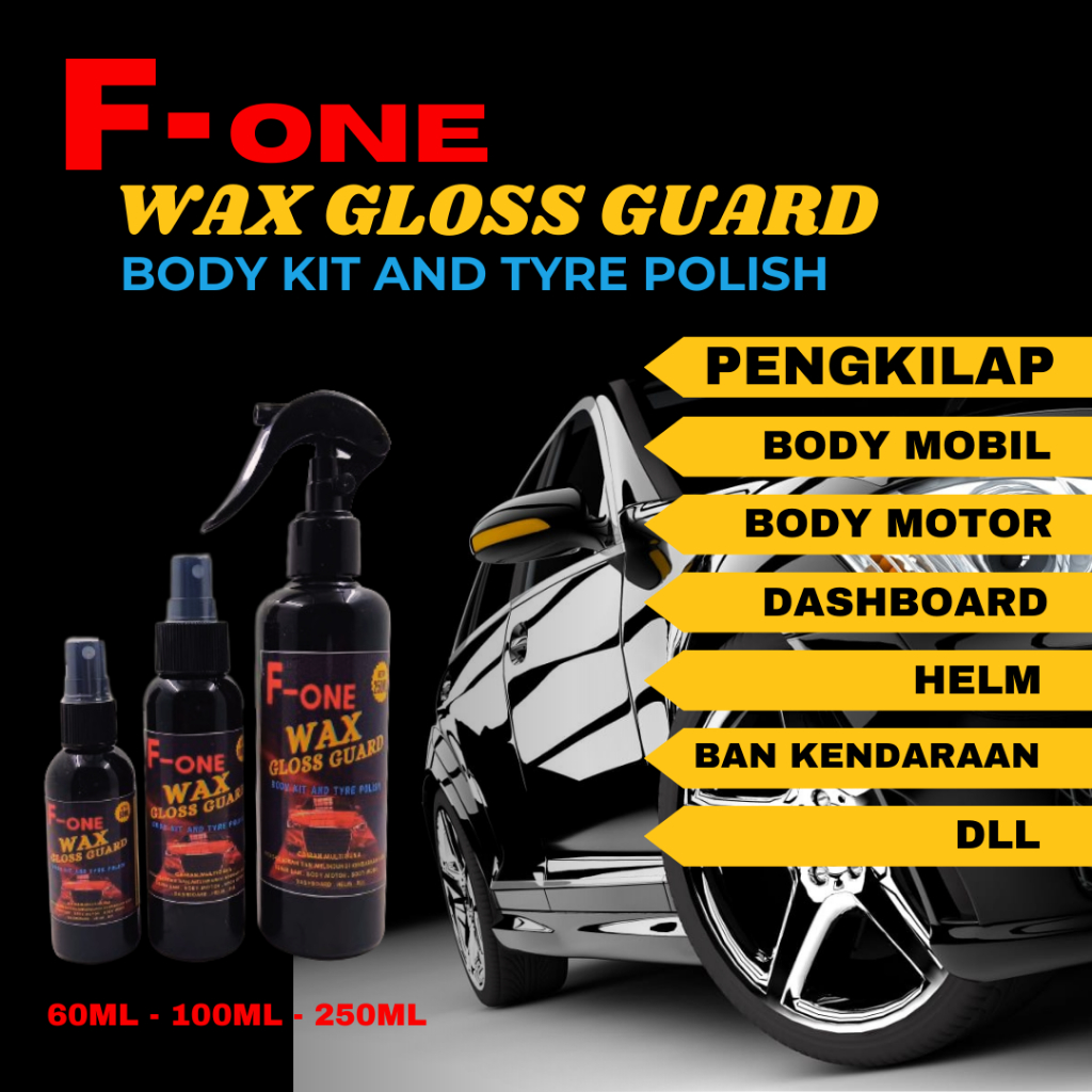 PENGKILAP MOTOR MOBIL MULTIGUNA (SPRAY) WAX ACTION SILICON EMULSI pengkilap body motor mobil dashboard semir ban