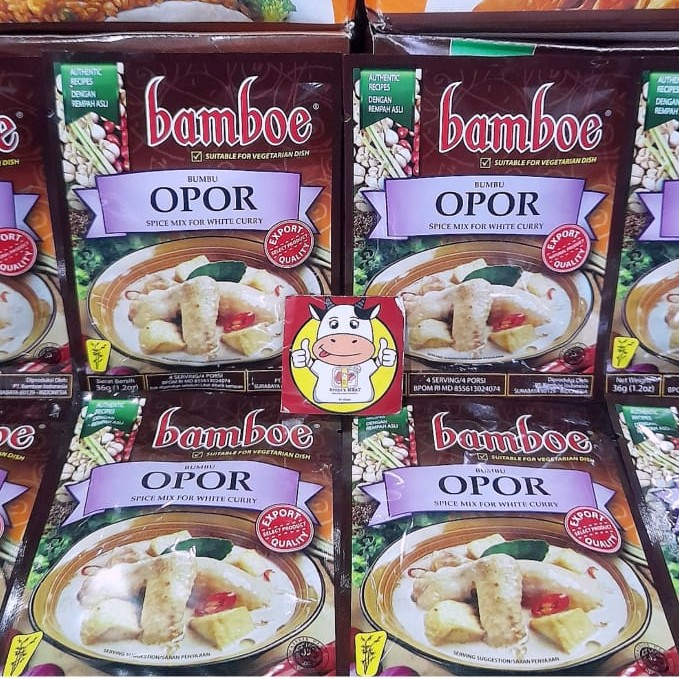 

BAMBOE BUMBU OPOR 30GR - BUMBU MASAK INSTAN - BRONTZ JOGJA