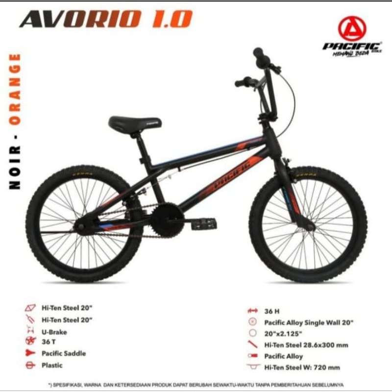 sepeda BMX pacific 20 inc avorio 1.0