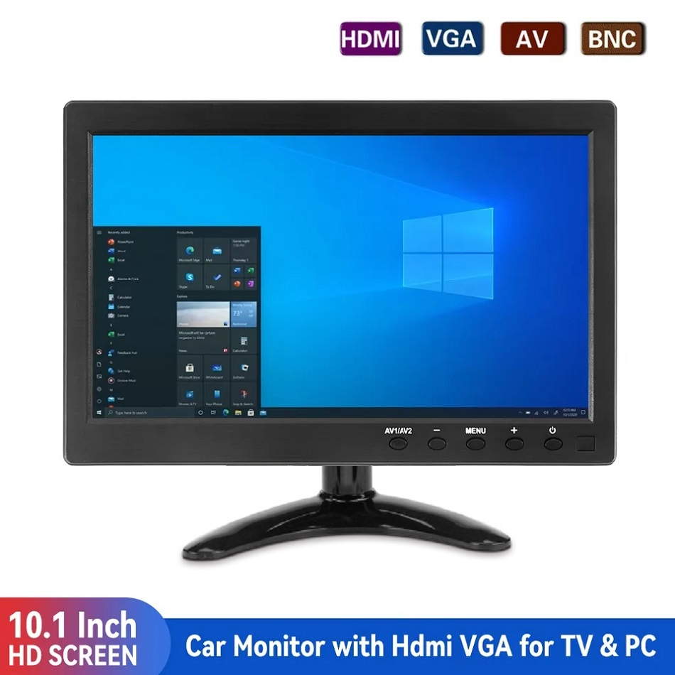 Monitor TV Ondash 10.1&quot;. HDMI, VGA, AV, USB, BNC, Built Speaker