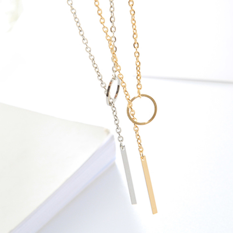 Women Fashion Jewelry Simper Moon Star Short Clavicle Chain Necklace