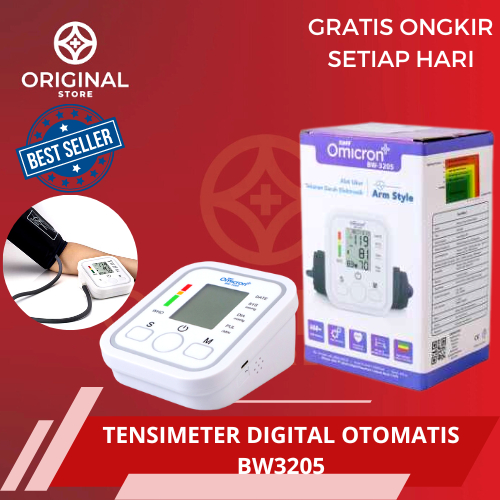 TENSIMETER DIGITAL OTOMATIS ALAT CEK UKUR TEKANAN DARAH - TAFFOMICRON