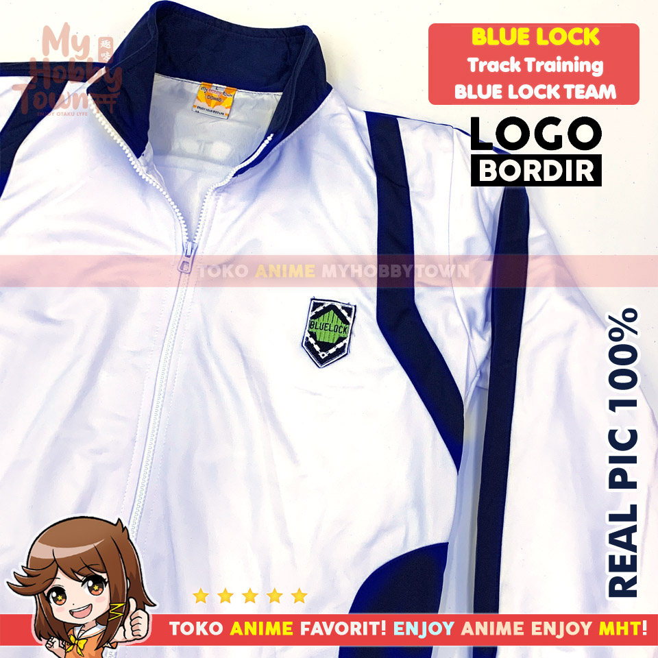 Jaket Tracksuit Trackjacket Cosplay Blue Lock Team Training Isagi Yoichi Bachira Meguru Nagi Seishiro Kunigami Rensuke Hyoma Chigiri