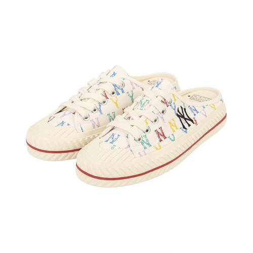 Playball Mule MONOGRAM NEW YORK YANKEES - Sepatu Wanita MLB Korea