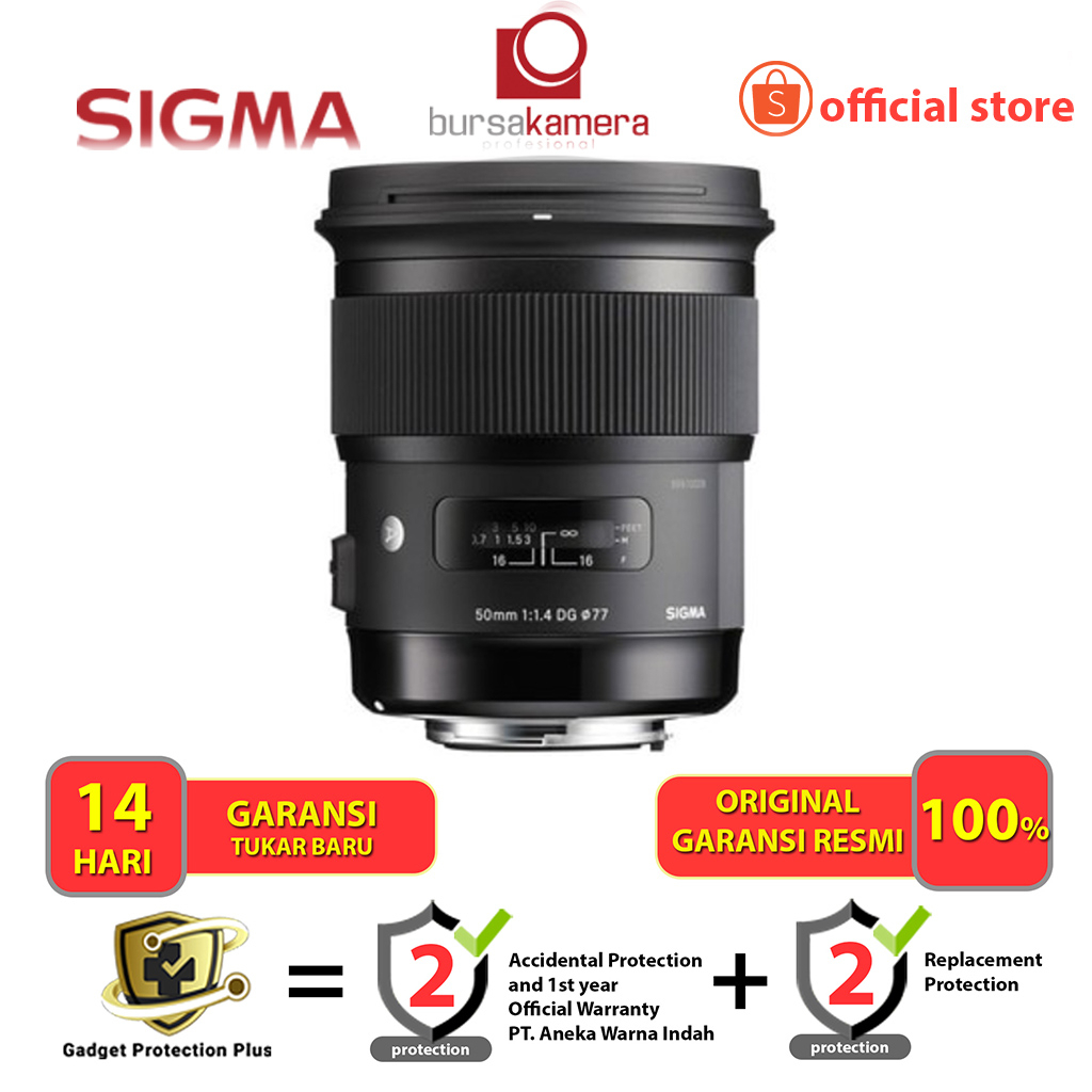 Sigma 50mm F/1.4 DG HSM Art Lens for Nikon