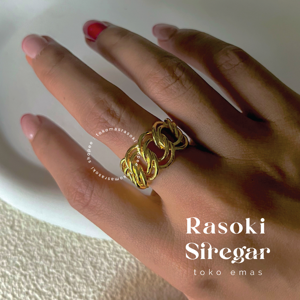 CINCIN COCO RANTAI 10gr-15gr EMAS 24 KADAR 99,9% LM LONDON | TOKO EMAS RASOKI