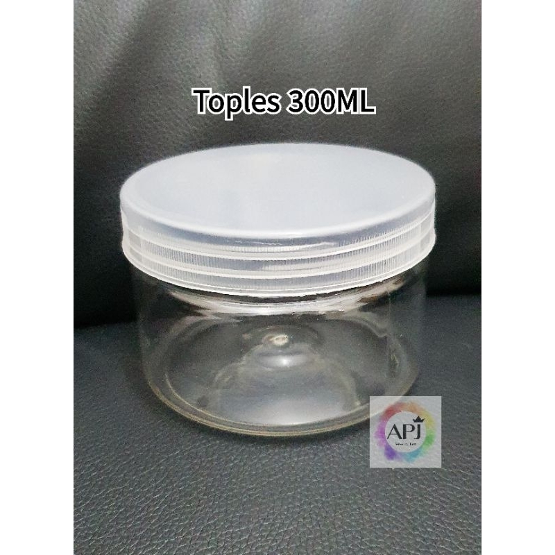 Toples Plastik Tabung Silinder 300ml / Toples plastik 300ml / Toples tabung 300ml / Toples Silinder 