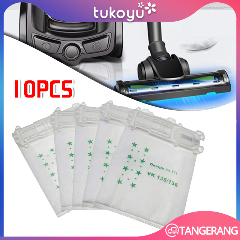 Kantong Debu Untuk Vorwerk Vk135 Vk136 10PCS/Vorwerk Vacuum Cleaner Dust Bag