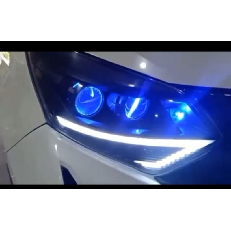 headlamp custom cayla facelift 1set kiri kanan