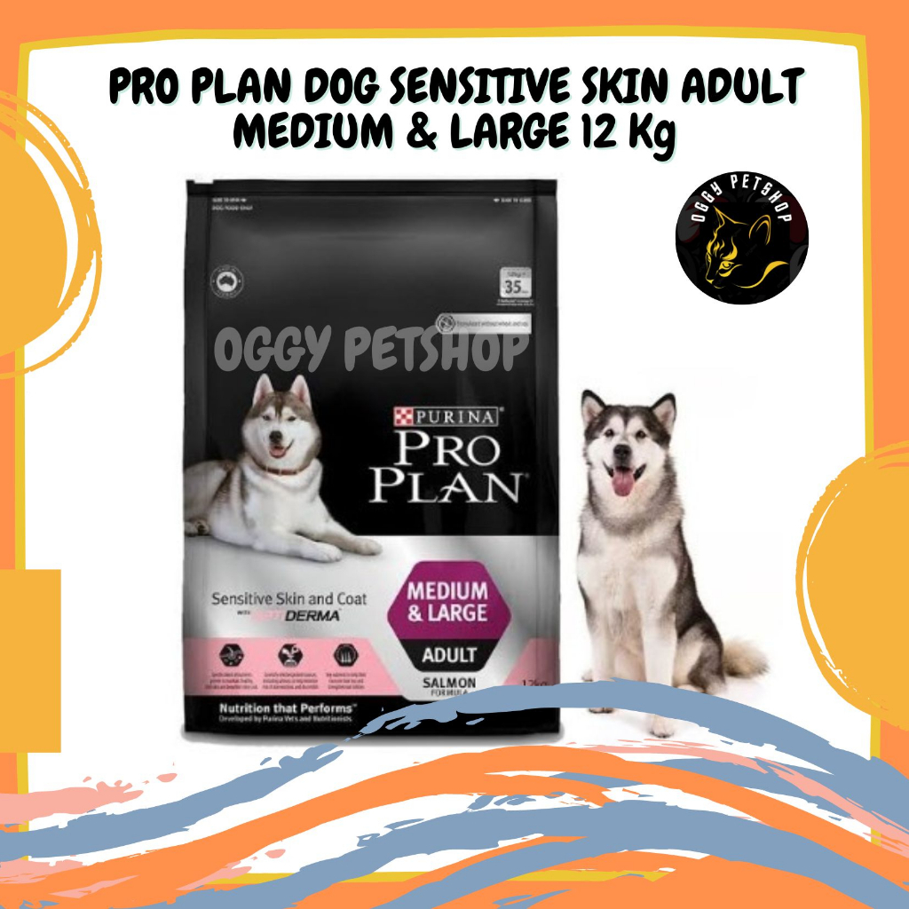 PRO PLAN SENSITIVE SKIN &amp; COAT ADULT MEDIUM &amp; LARGE 12 Kg