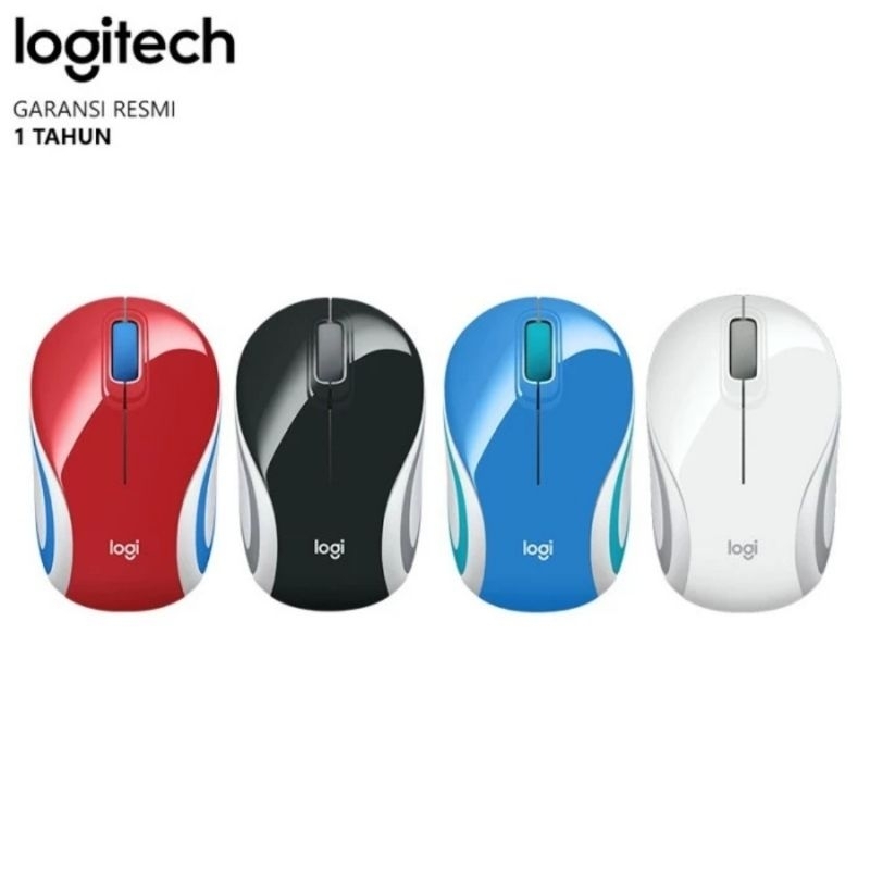 Mouse Logitech M187 Mini Wireless Garansi 1 Tahun