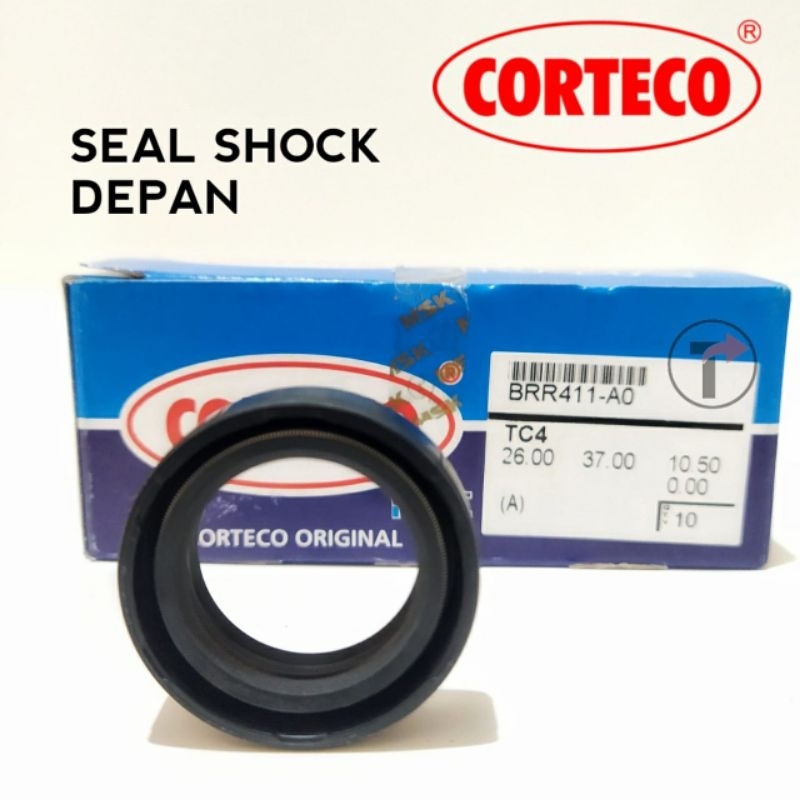 Seal karet shock / oil seal grand ukuran TC4 26-37-10,50 merk nok corteco