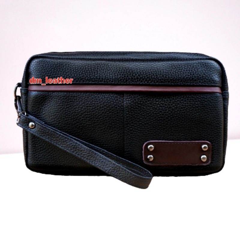 Handbag Clutch Bag Unisex Kulit Asli Original leather