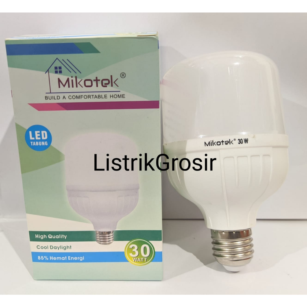 MIKOTEK Lampu Led Kapsul Capsul Bohlam Tabung 5W 10W 15W 20W 25W 30W 40W 50 W T Bulb