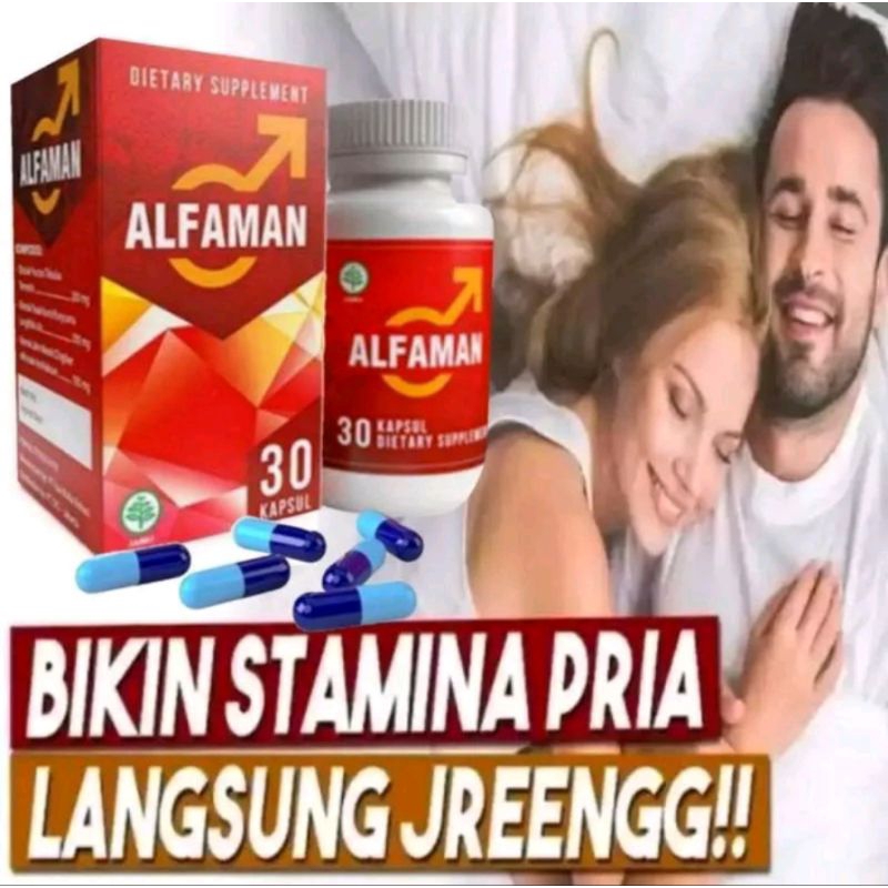 Stamina Asli Alfaman Paling Ampuh Ori 30 kapsul