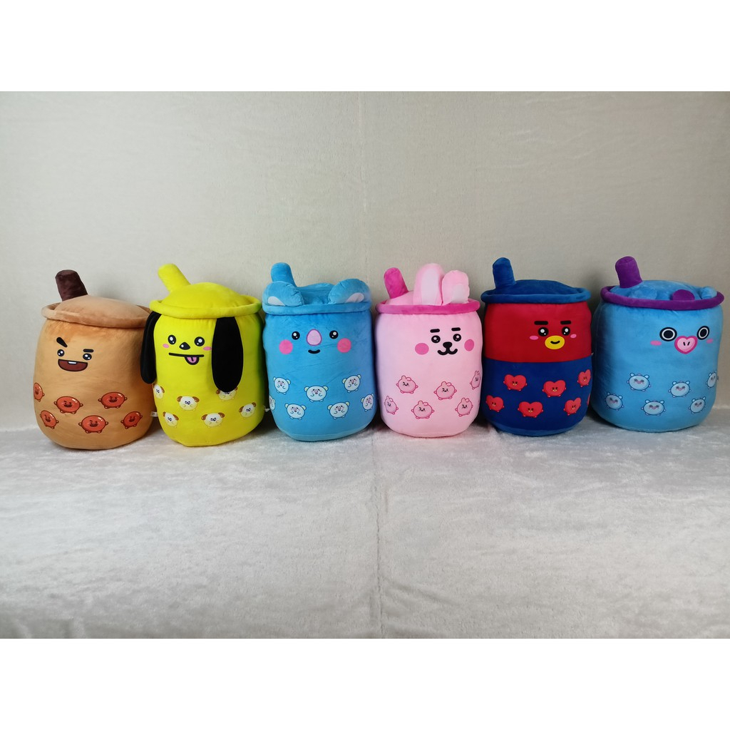 Boneka Boba BTS BT21 Lucu Dan Imut Pake LED Terbaru/Boba BTS Viral