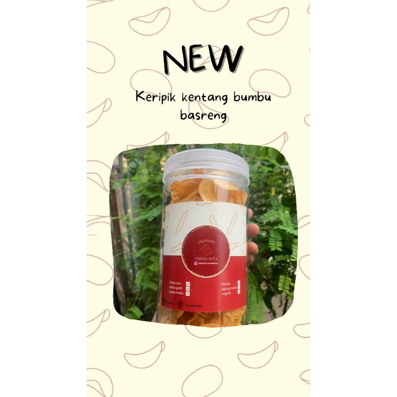 

keripik kentang bumbu basreng 1000ml