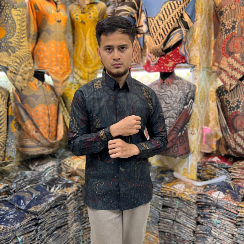 Batik SLIMFIT PREMIUM PRIA SETYA BUNAYYASTORE PRABU LASKALA