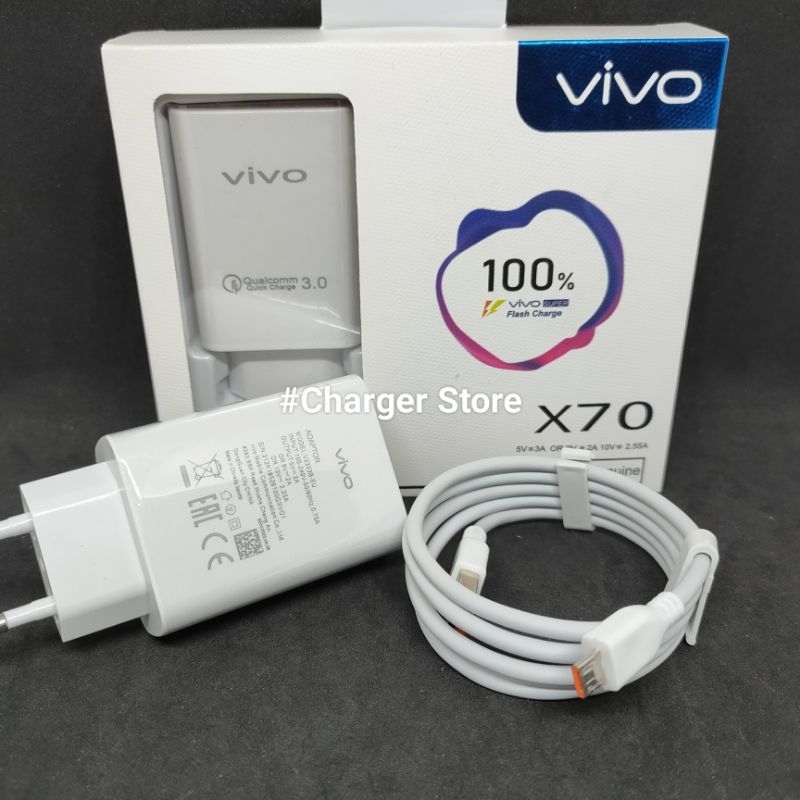 Charger Vivo Micro USB Fast Charging 5V 2A 100% Original Super Flash Charge