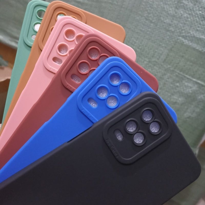 OPPO A54 OPPO A53 OPPO A52 SLIKON WARNA MACARON/CESA TPU PRO  PELINDUNG CAMERA 360 TERBARU