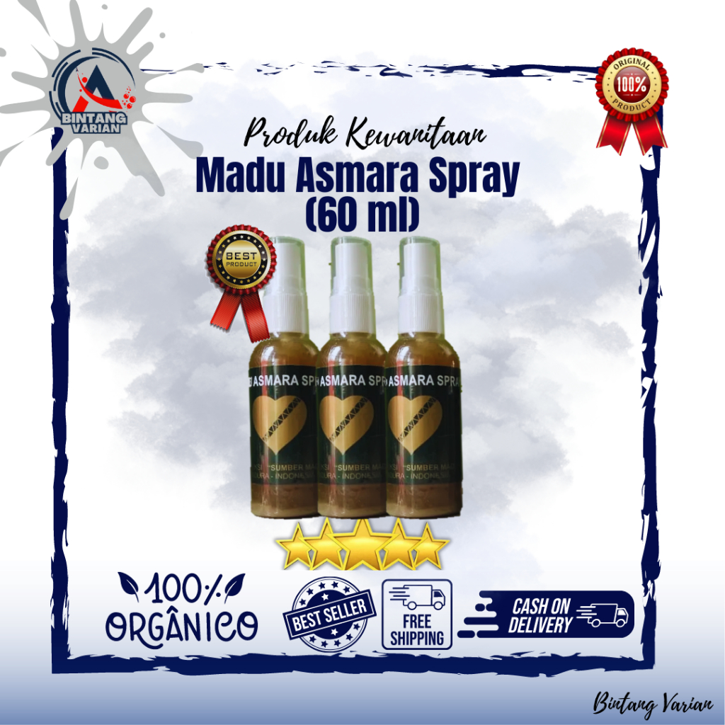 MADU ASMARA SPRAY ORIGINAL MISS V ( Ukuran besar 60ml)