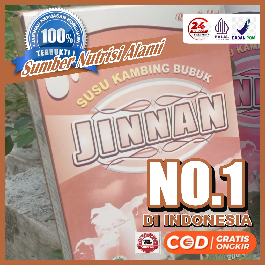 

Susu Kambing Etawa JINNAN Cokelat 100% Asli NO. 1 Indonesia