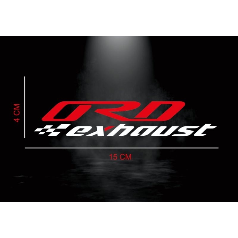STIKER ORD EXHAUST STIKER CUTTING