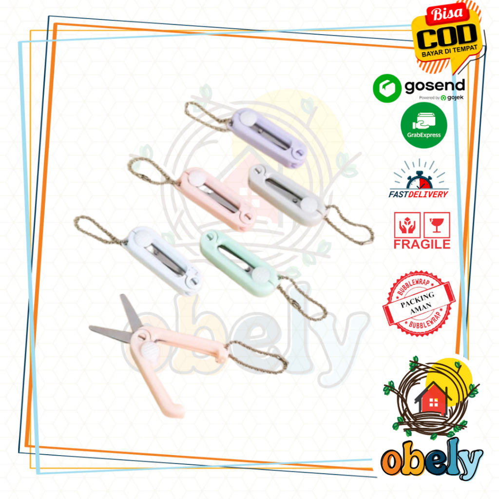 

Gunting Lipat Mini Portable Stainless Steel